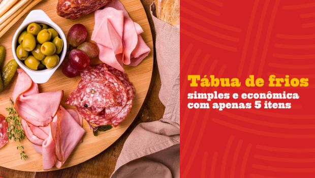 tábua de frios econômica